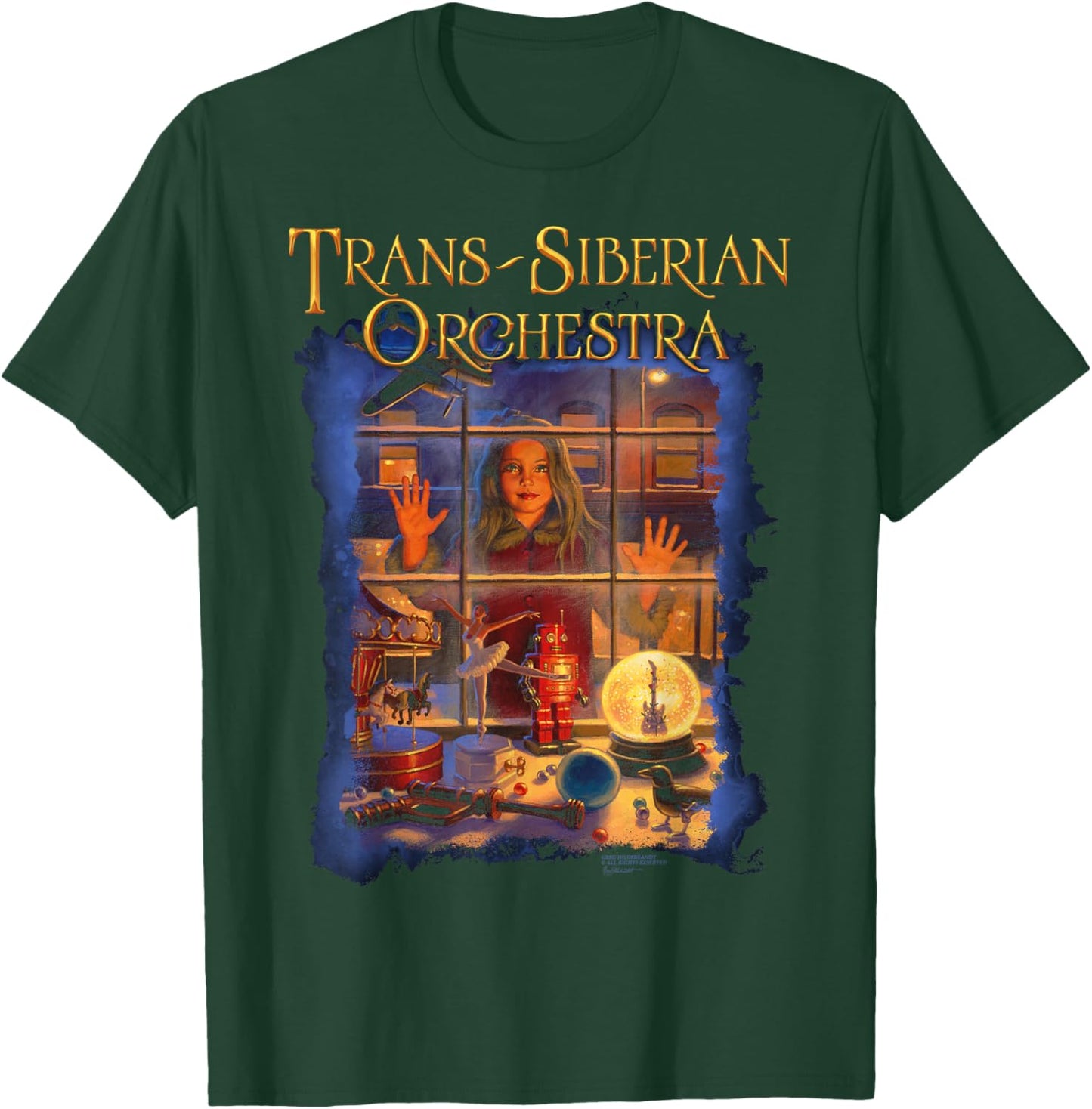 Trans-Siberian Orchestra – Toy Store Window T-Shirt - T-Shirt | Forest