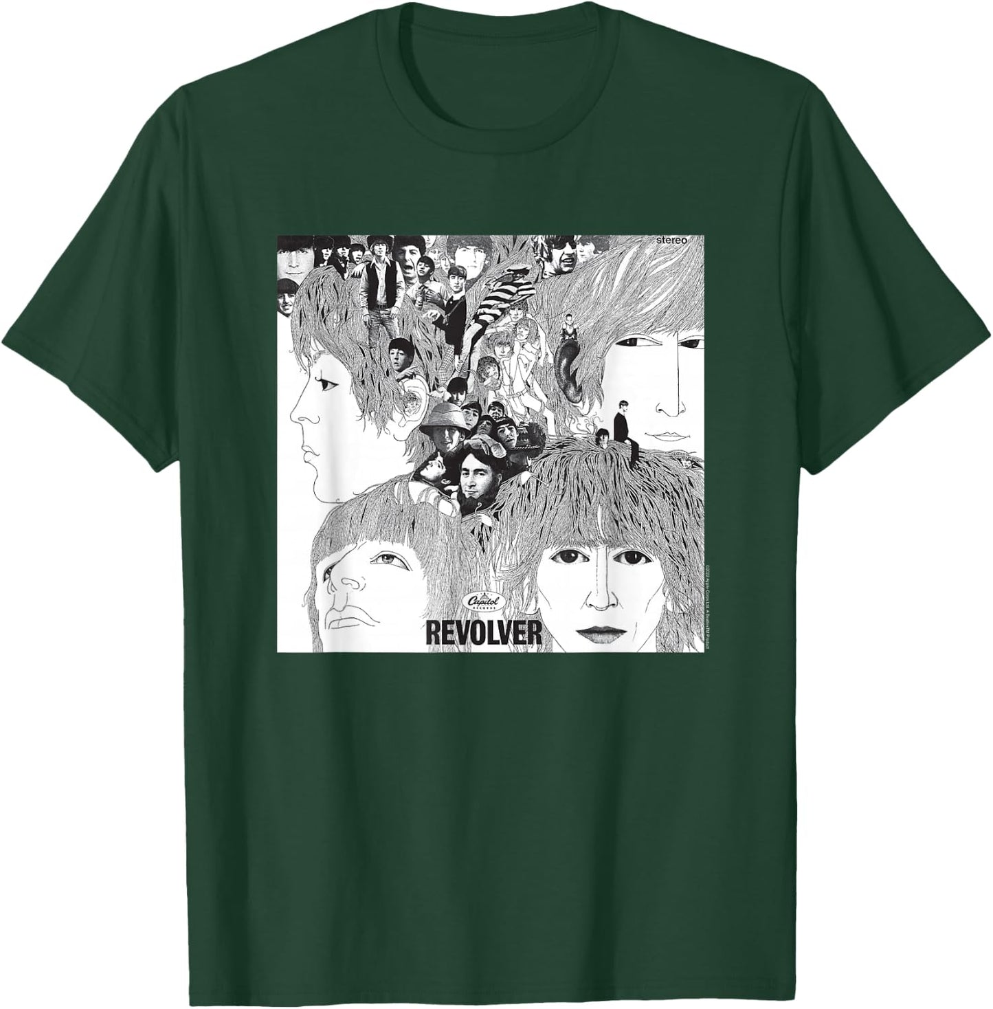 The Beatles - Revolver Album Cover T-Shirt - T-Shirt | Forest