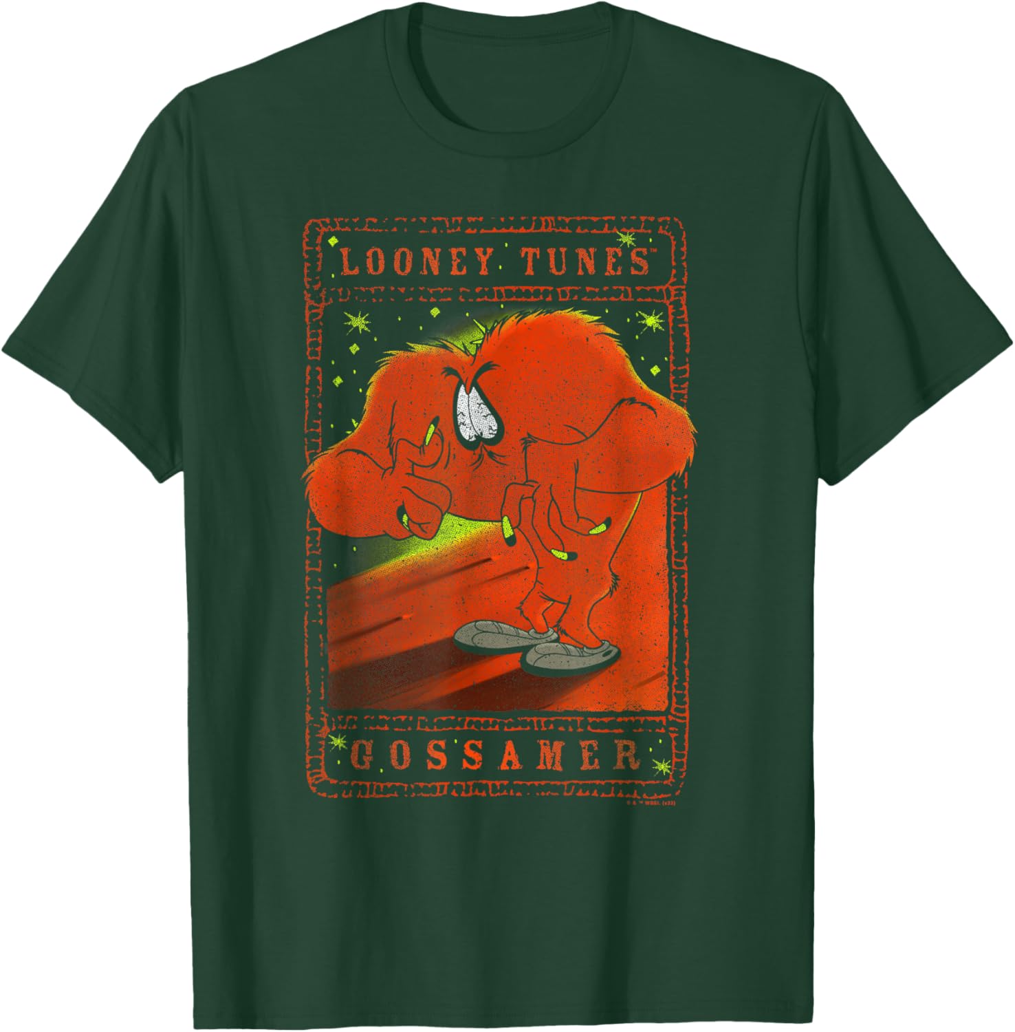 Looney Tunes Gossamer Planet Tarot Card Style Portrait T-Shirt - T-Shirt | Forest
