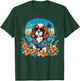 Floral Beach Vacation Cavalier King Charles Spaniel Dog T-Shirt - T-Shirt | Forest
