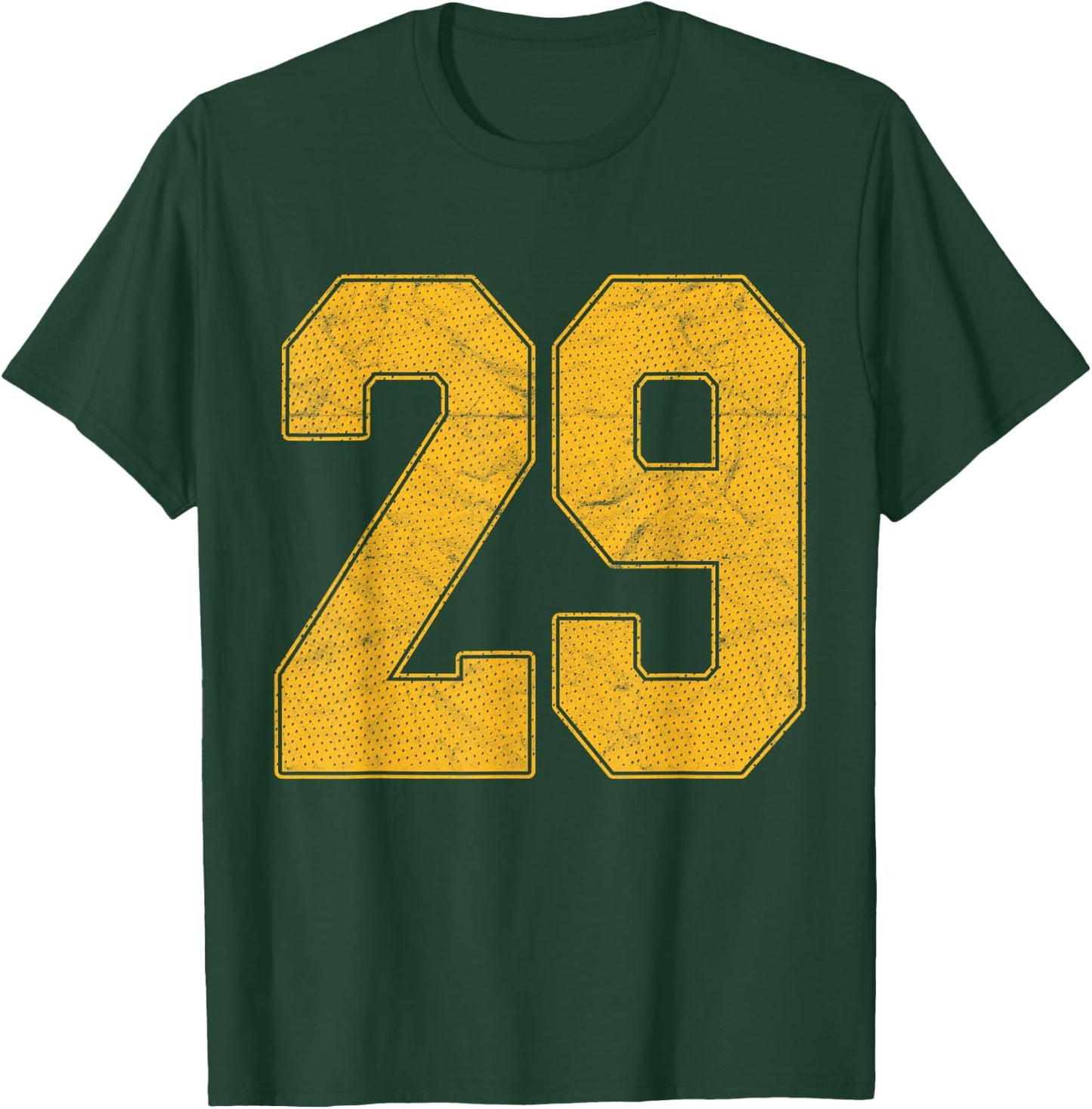 Number 29 Numbered Uniform Sports Team Jersey 29th Birthday T-Shirt - T-Shirt | Forest