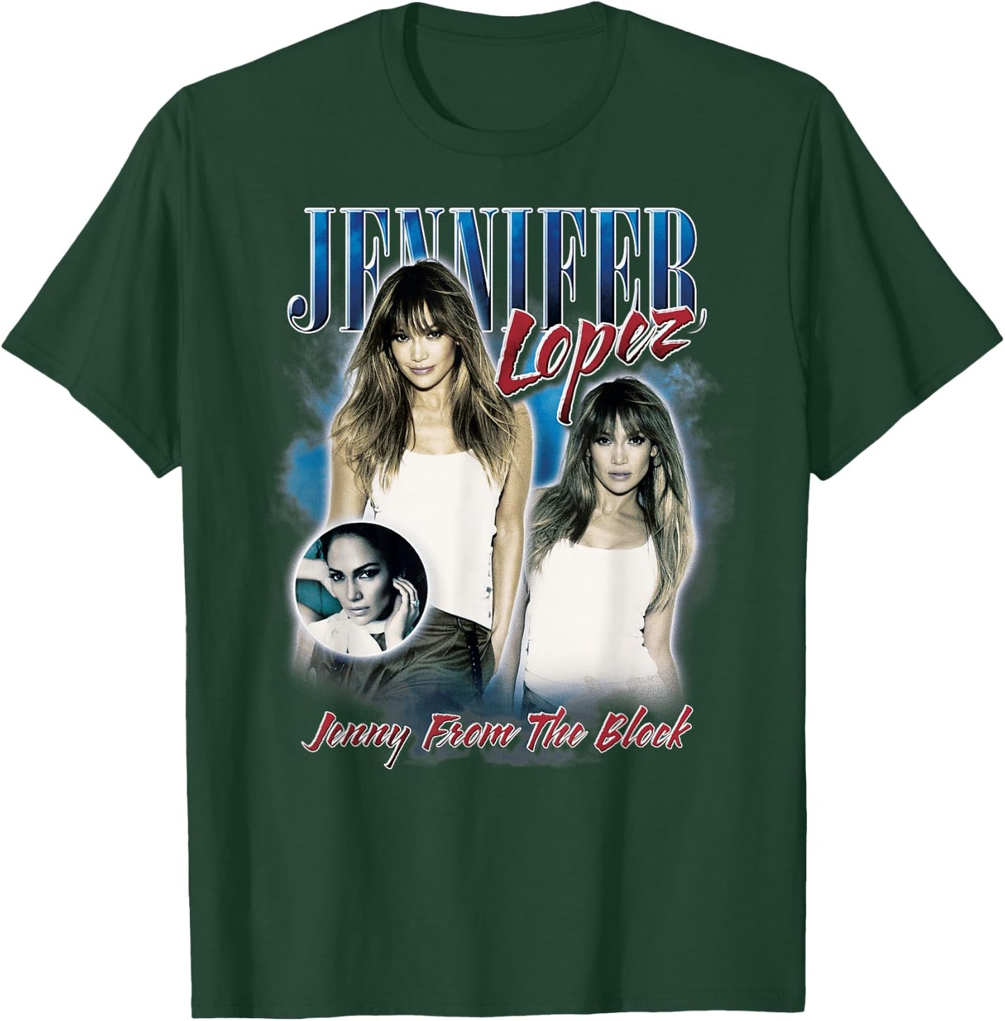 Jennifer Lopez Homage Collage T-Shirt - T-Shirt | Forest