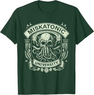 SAMURAI - Monster's Cryptozoology & Cryptids Cthulhu Miskatonic University - -Adults - Black - Small - Short Sleeve - Classic Fit - Halloween - Horror T-Shirt - T-Shirt | Forest