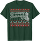 Braapy Holidays Funny Sled Snowmobile Braap Ugly Christmas T-Shirt - T-Shirt | Forest