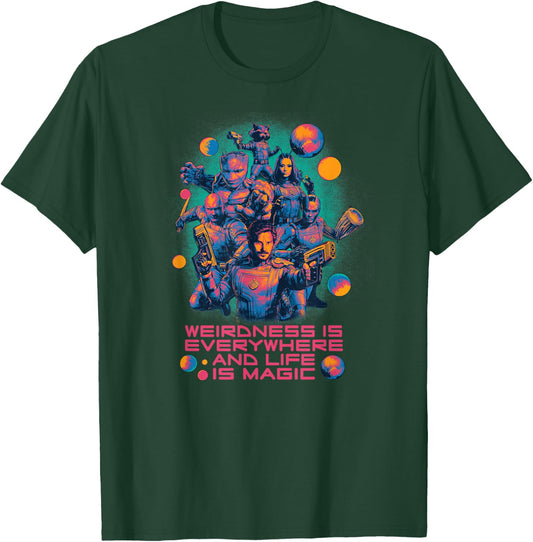 Marvel Guardians of the Galaxy Volume 3 Weirdness Everywhere T-Shirt - T-Shirt | Forest