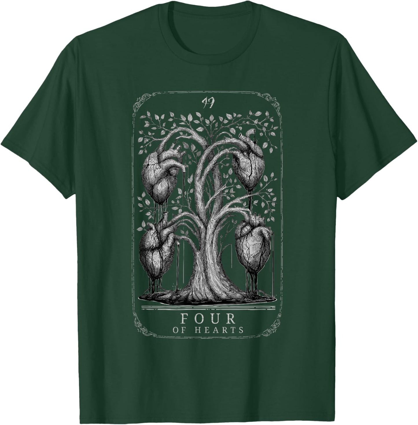Hunt: Showdown Four Of Hearths T-Shirt - T-Shirt | Forest