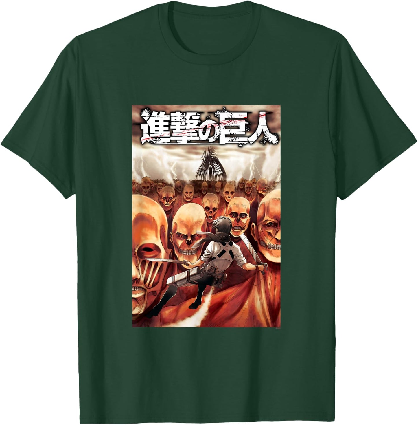 Attack on Titan Manga Mikasa Volume 31 Cover AOT Manga T-Shirt - T-Shirt | Forest