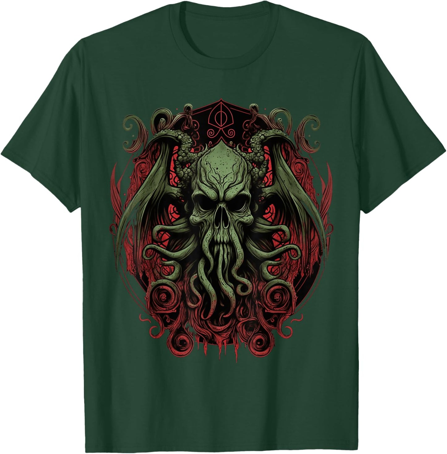 Cthulhu Lovecraft | Horror Cthulhu Myth | Entity of Cthulhu T-Shirt - T-Shirt | Forest