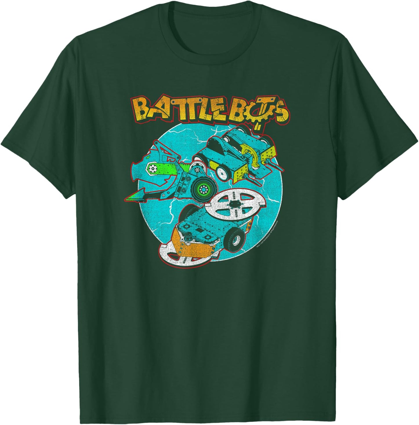 BattleBots Group Robot Lock Up Logo T-Shirt - T-Shirt | Forest
