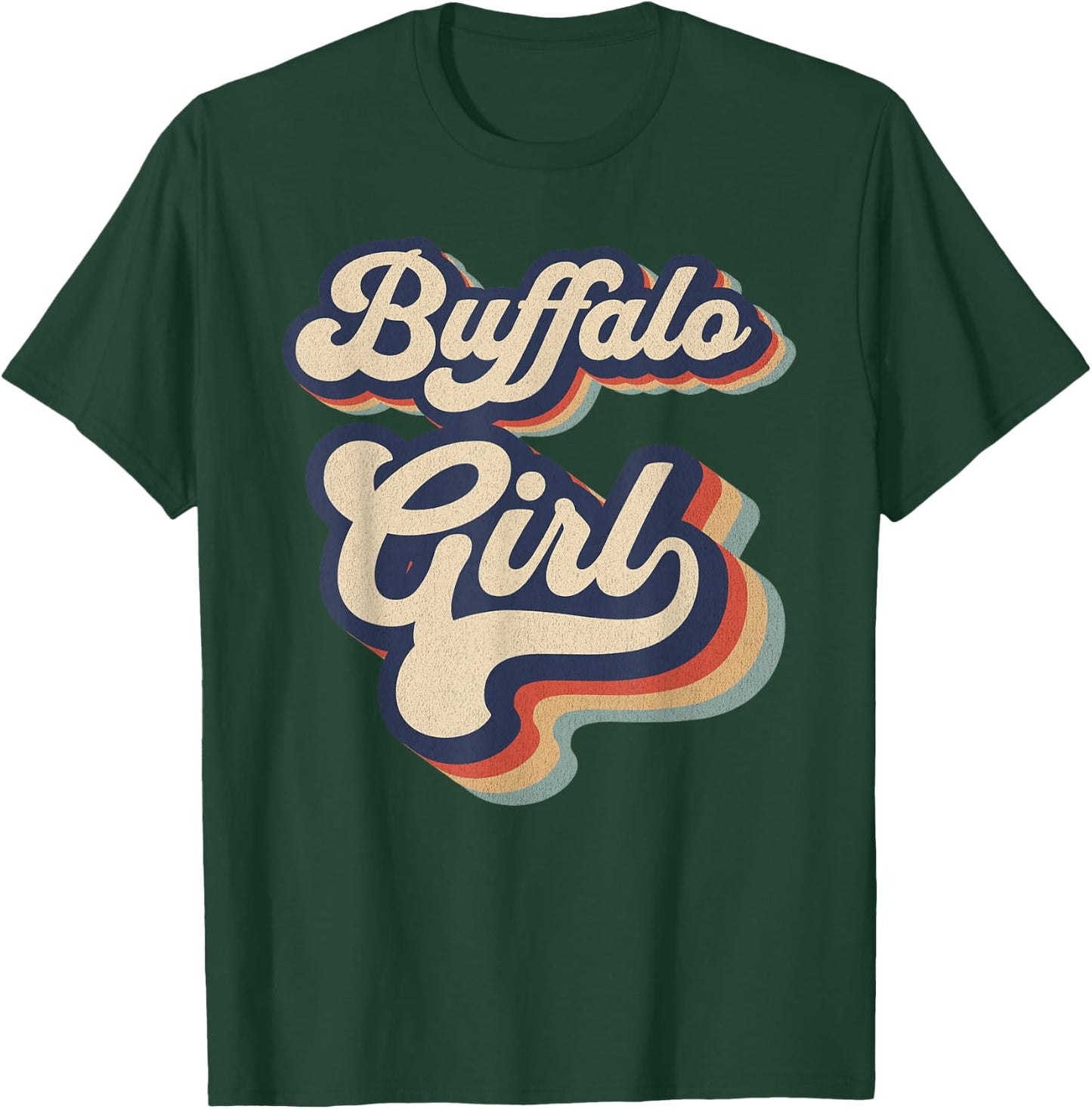 Vintage Design For Girls From Buffalo New York T-Shirt - T-Shirt | Forest