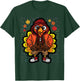 Turkey Gangster Thanksgiving Day Funny Bird Fall Autumn T-Shirt - T-Shirt | Forest