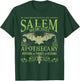 Salem Apothecary Herbalist Witch Wiccan Green Bat T-Shirt - T-Shirt | Forest