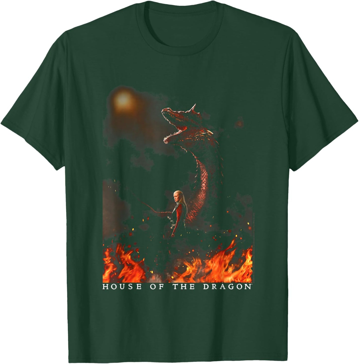 House of The Dragon Daemon with Dragon T-Shirt - T-Shirt | Forest