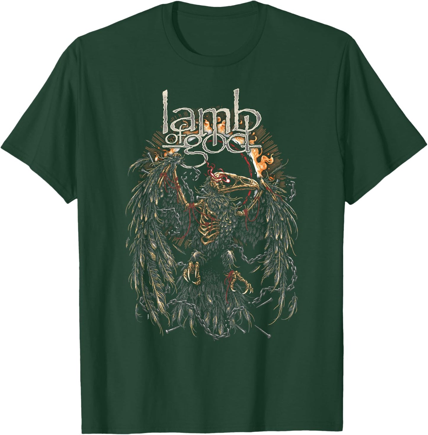Lamb of God – Eagle Skull T-Shirt - T-Shirt | Forest