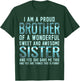 Funny Gifts for Brother from Awesome Sister Birthday T-Shirt - T-Shirt | Forest