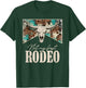 Leopard Bull Skull Western Life Country Not My First Rodeo T-Shirt - T-Shirt | Forest