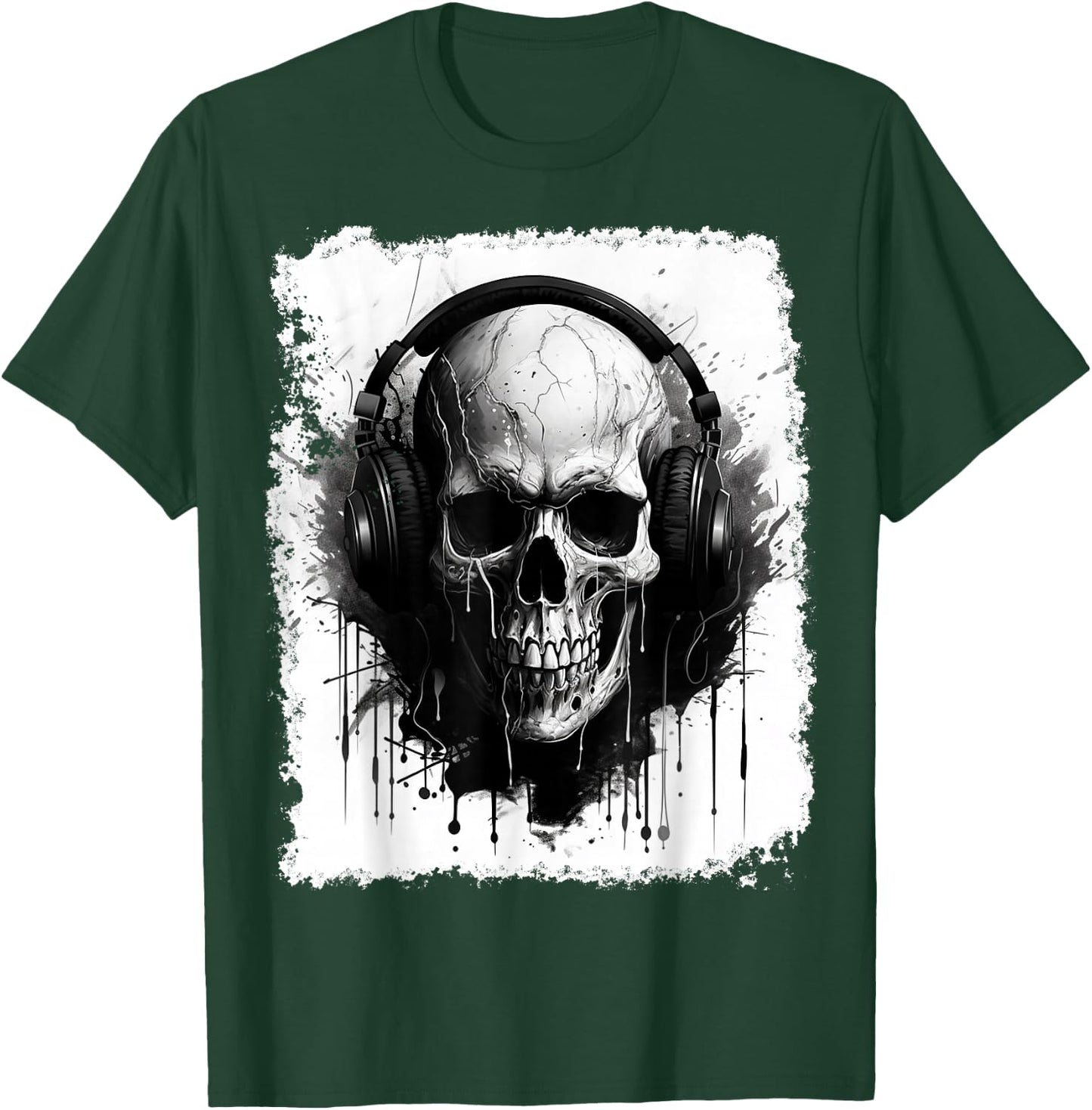 Skeleton Music T-Shirt - T-Shirt | Forest