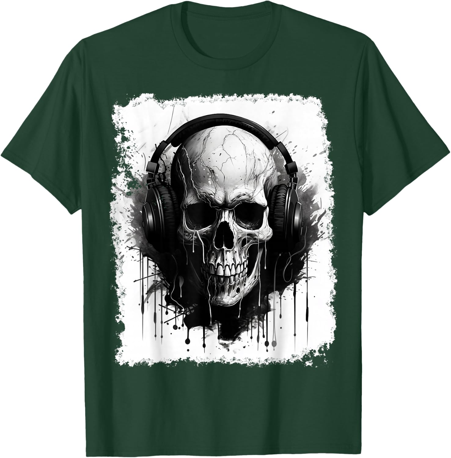 Skeleton Music T-Shirt - T-Shirt | Forest