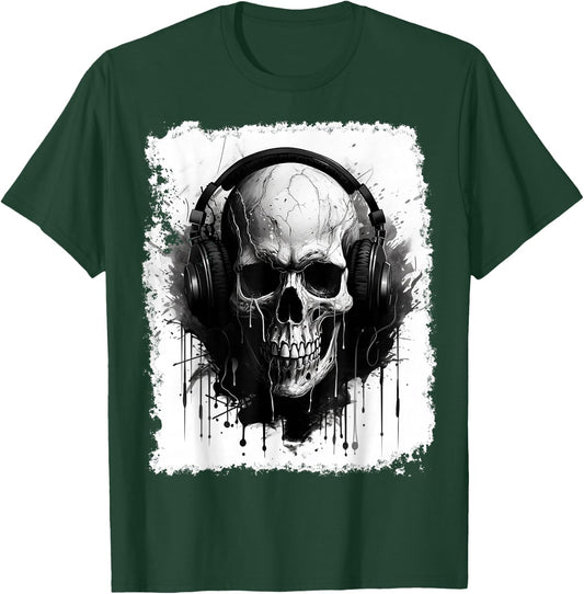 Skeleton Music T-Shirt - T-Shirt | Forest
