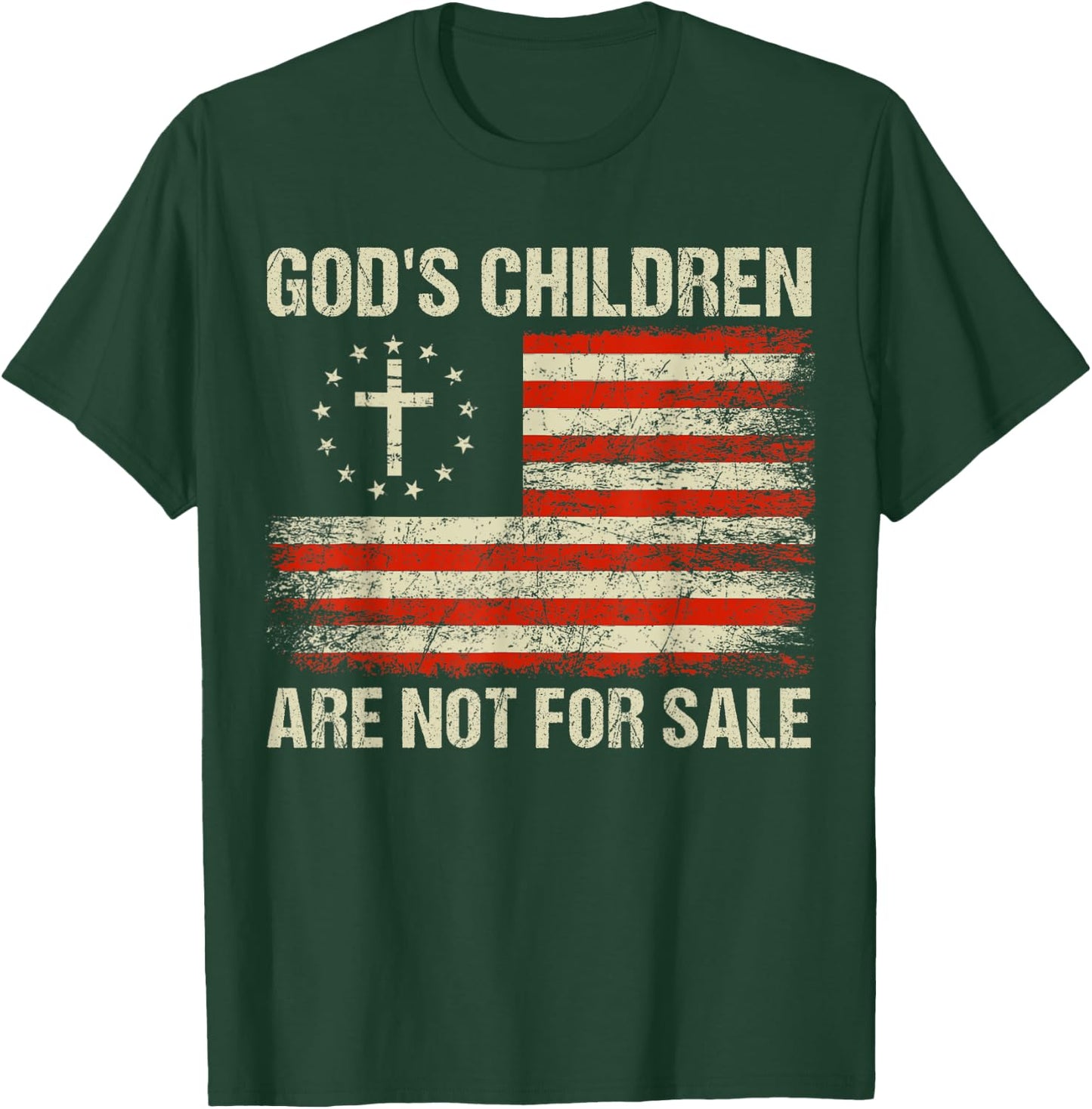 God's Children Are Not For Sale Funny Quote God's Children T-Shirt - T-Shirt | Forest