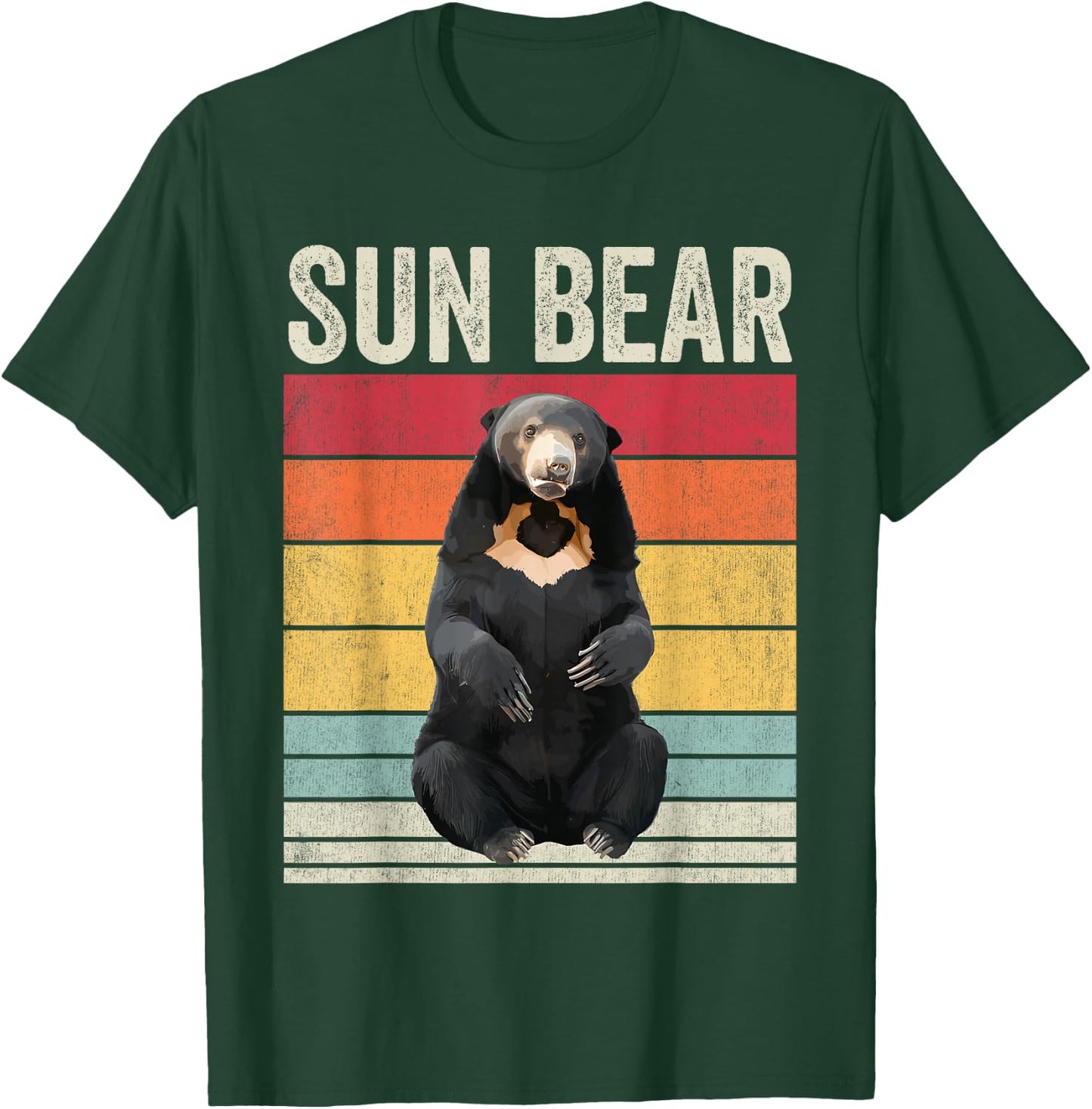 Sun Bear Vintage, Sun Bear T-Shirt - T-Shirt | Forest