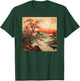 Ukiyo-e Sakura Mountain Japanese T-Shirt - T-Shirt | Forest