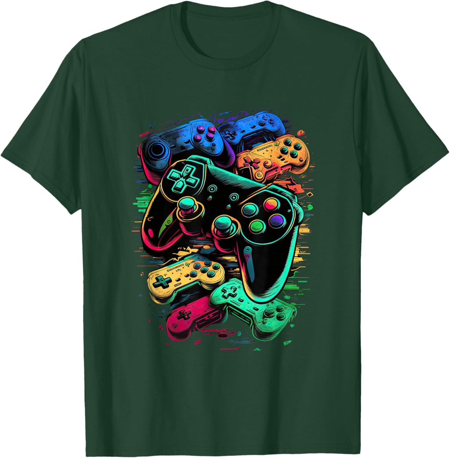 Control gamer Video Game Controller T-Shirt - T-Shirt | Forest