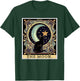 The Cresent Moon Tarot Card Vintage Black Cat Women's Men's T-Shirt - T-Shirt | Forest