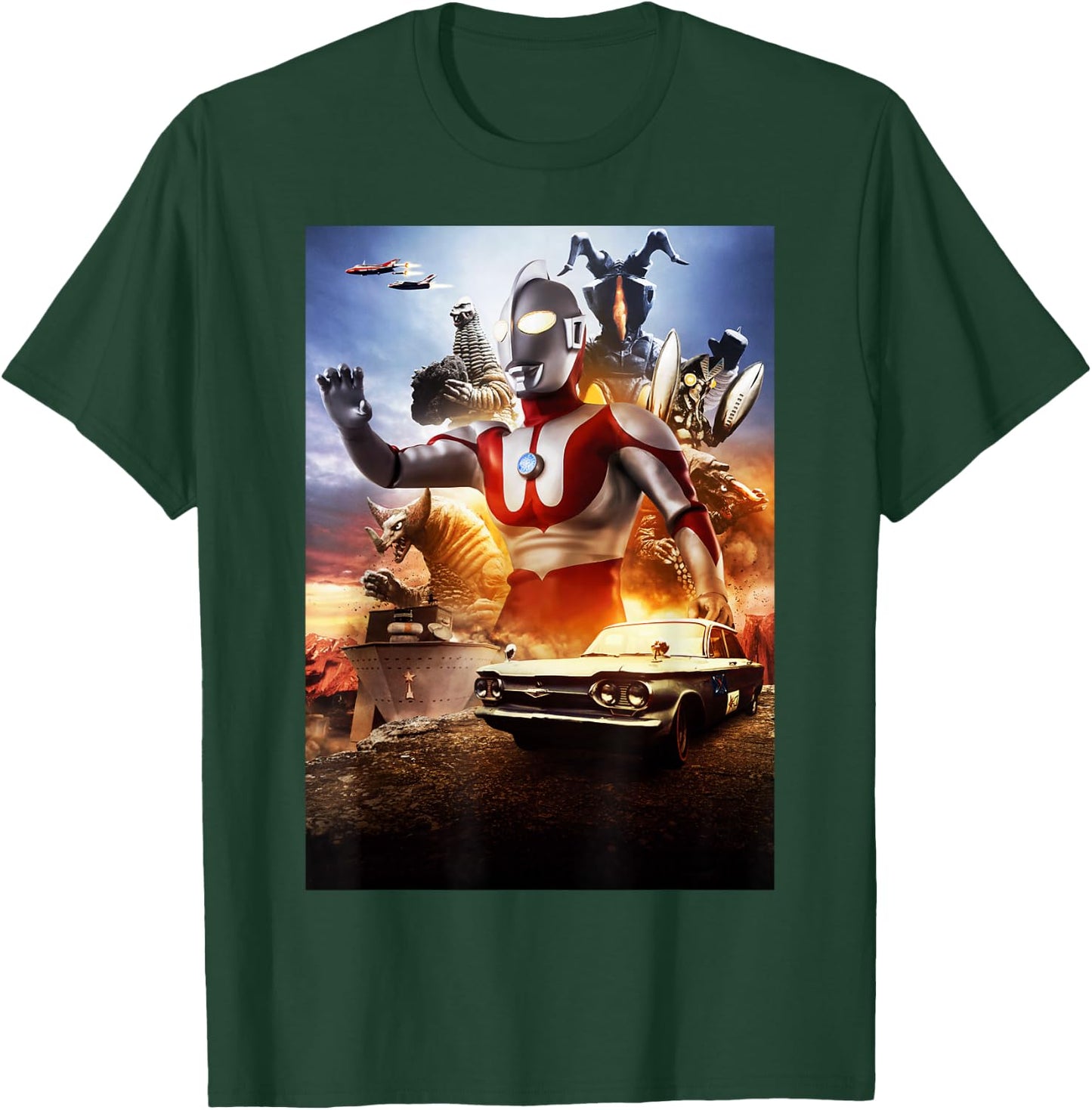 The First 1966 ULTRAMAN Poster Visual Design B T-Shirt - T-Shirt | Forest