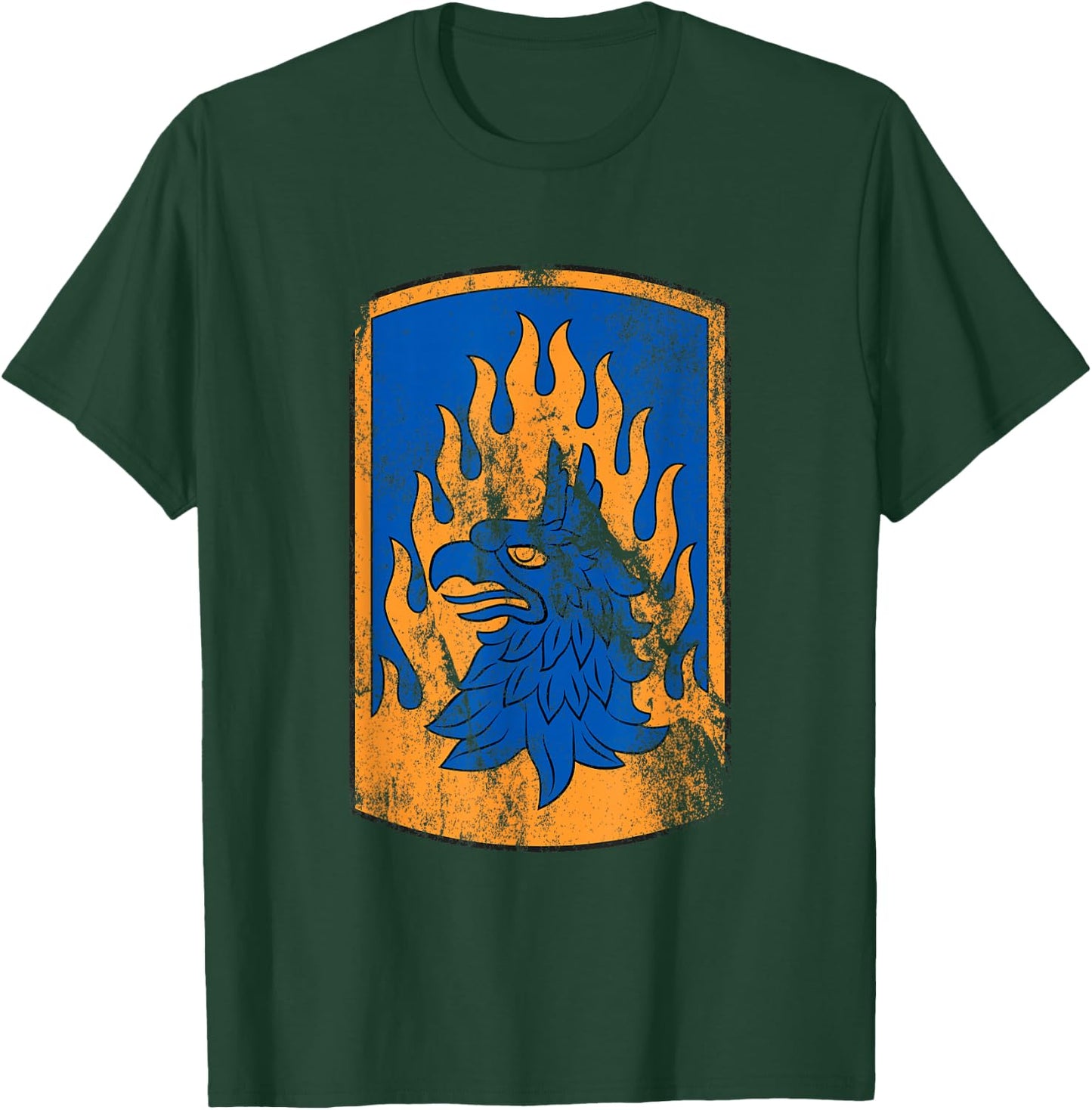 12th Combat Aviation Brigade Patch - 12th CAB Vintage T-Shirt - T-Shirt | Forest