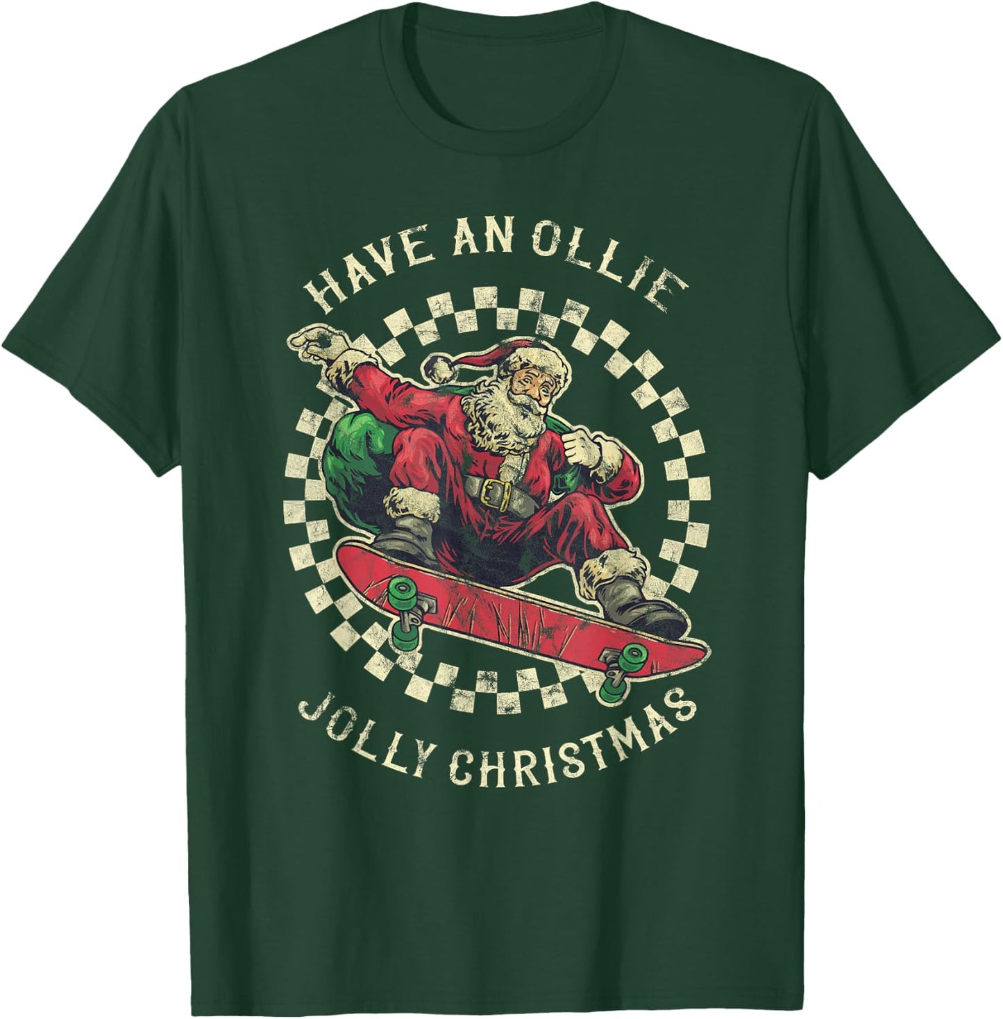 Have An Ollie Jolly Christmas Santa Claus T-Shirt - T-Shirt | Forest