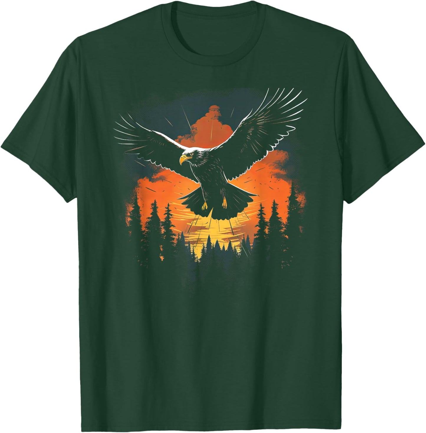 Eagle Forest Animal Wildlife T-Shirt - T-Shirt | Forest