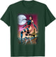 Marvel X-Men Psylocke Epic Rooftop At Night Portrait T-Shirt - T-Shirt | Forest