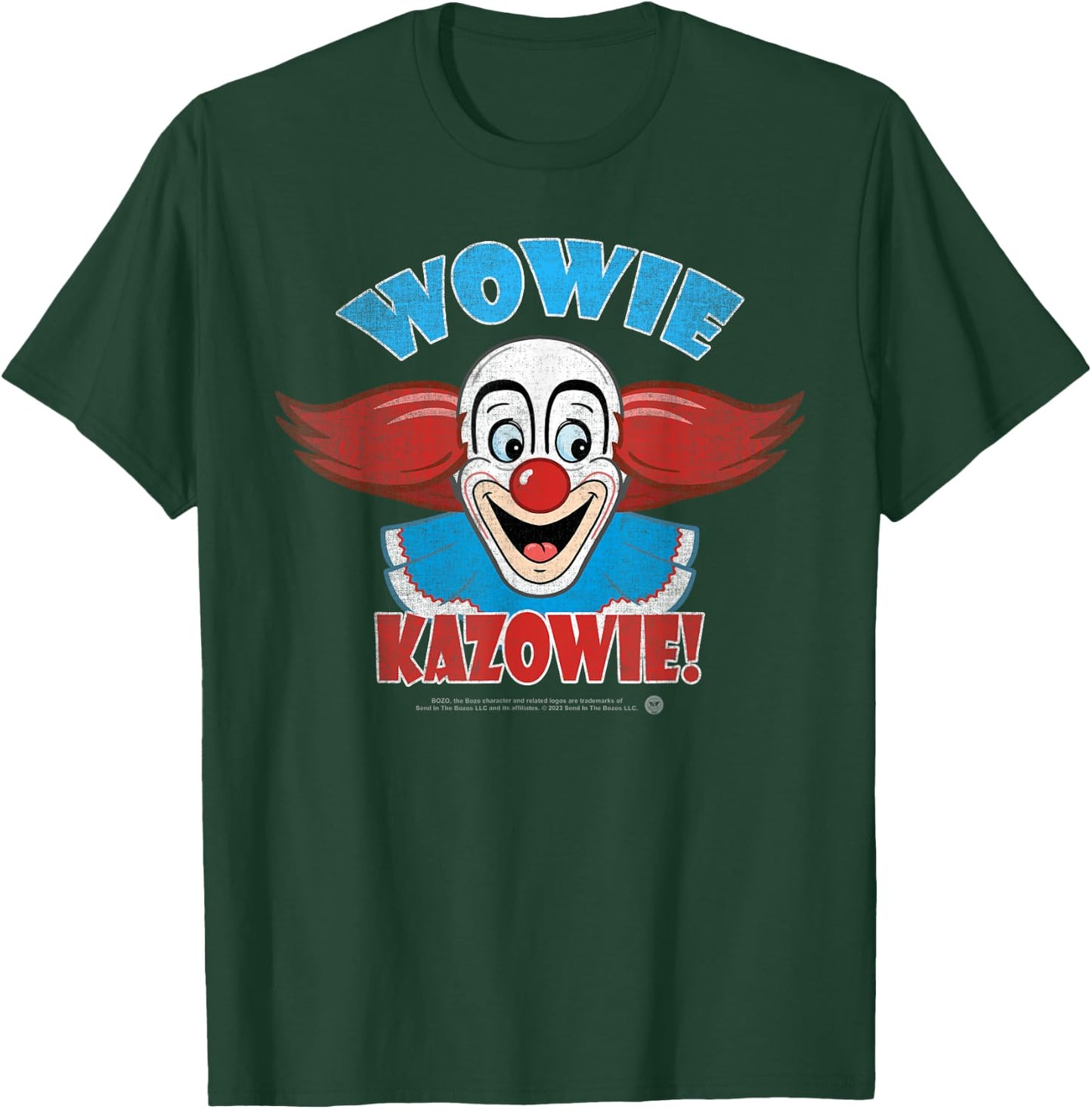 Bozo the Clown - Wowie Kazowie Vintage T-Shirt - T-Shirt | Forest