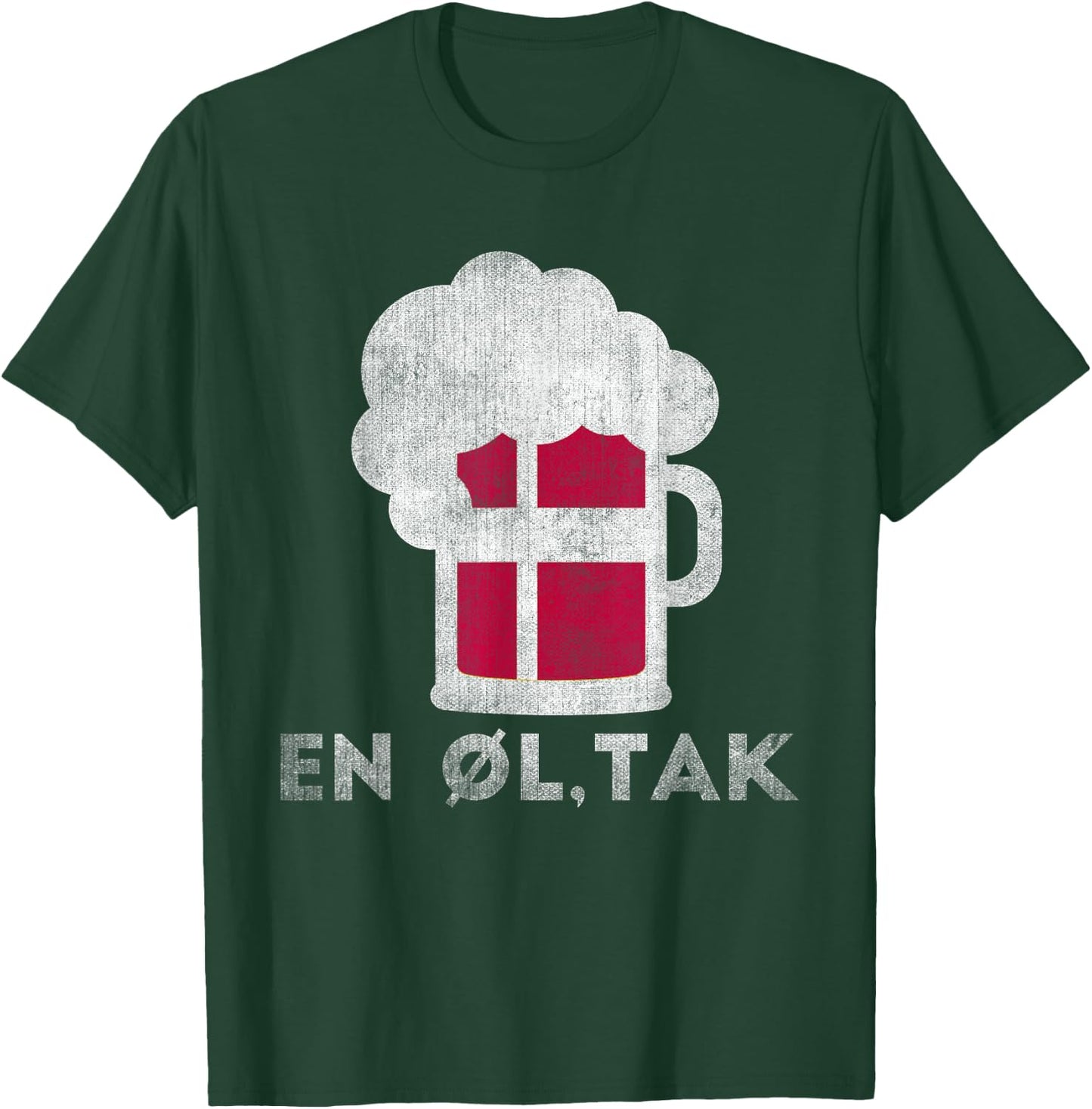 Funny Danish Beer Order Denmark T-Shirt - T-Shirt | Forest