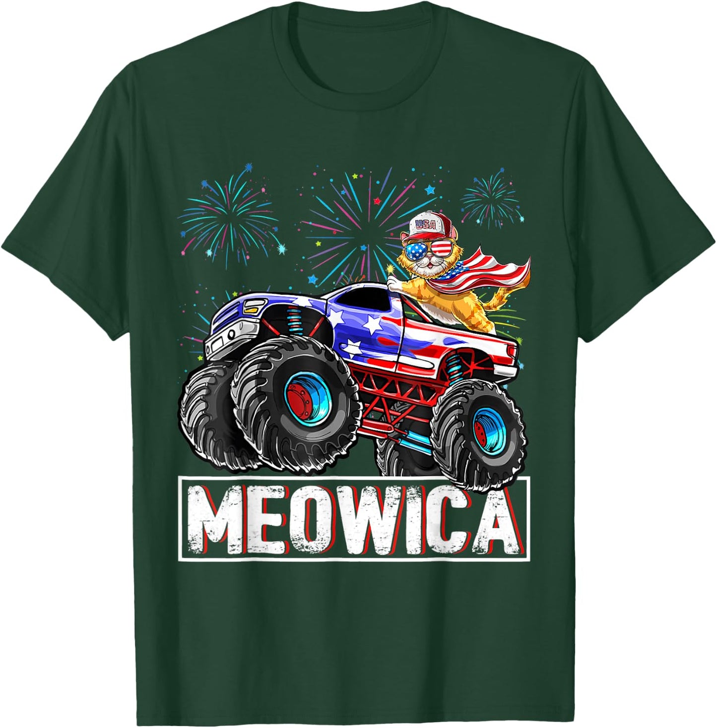 Meowica T-Shirt - T-Shirt | Forest