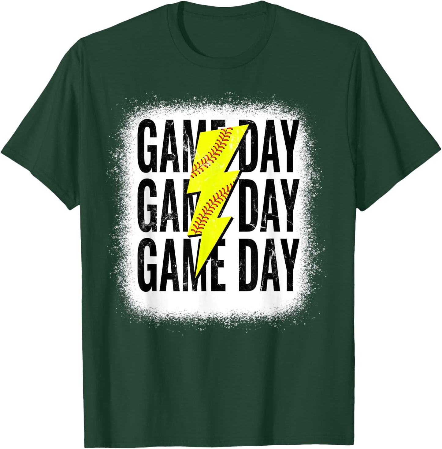 Softball Mom Leopard Game Day Mother's Day T-Shirt - T-Shirt | Forest