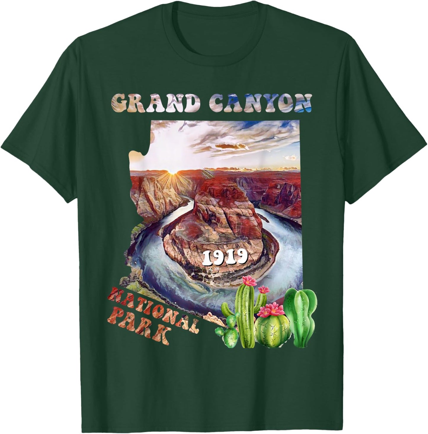 Grand Canyon National Park T-Shirt - T-Shirt | Forest