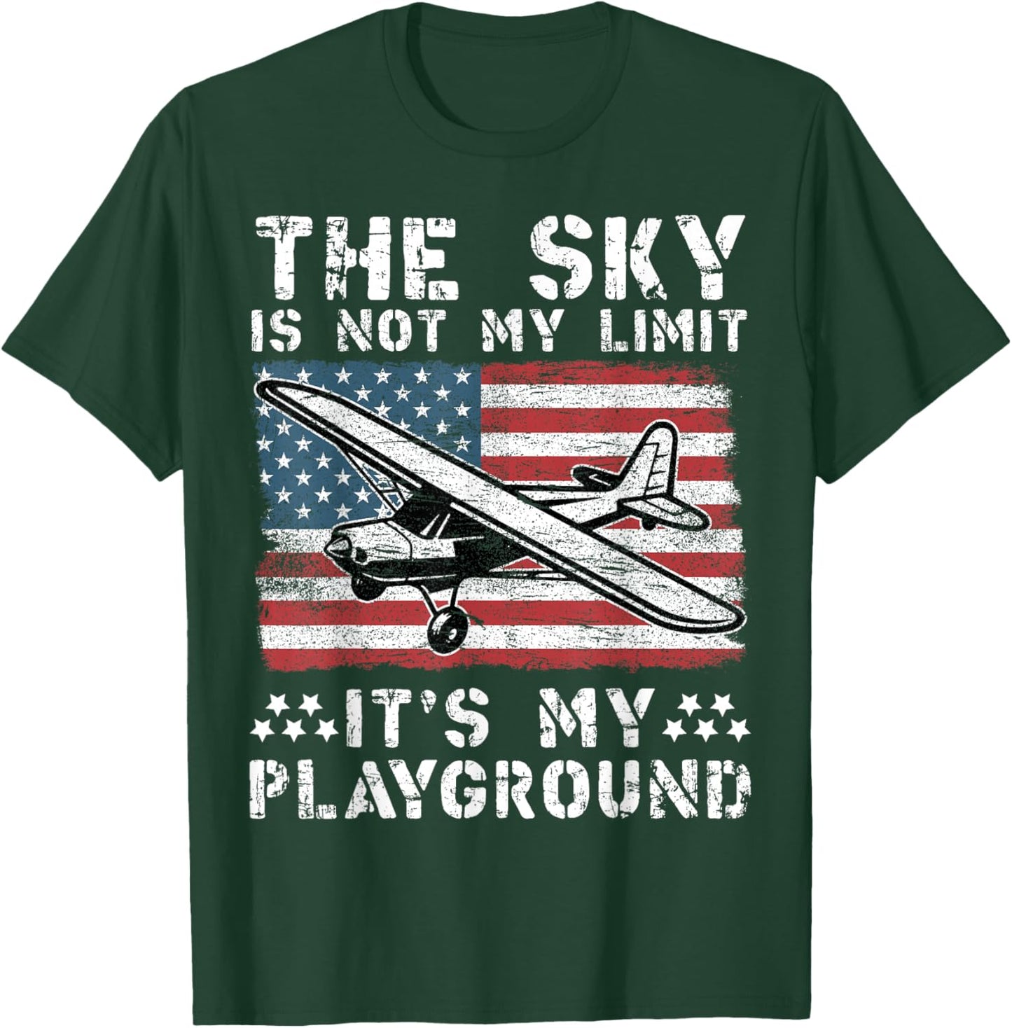 The Sky is Not My Limit It's My Playground T-Shirt - T-Shirt | Forest