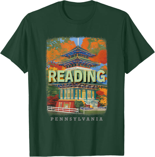 Reading Pennsylvania PA Historic Landmarks SD406 T-Shirt - T-Shirt | Forest