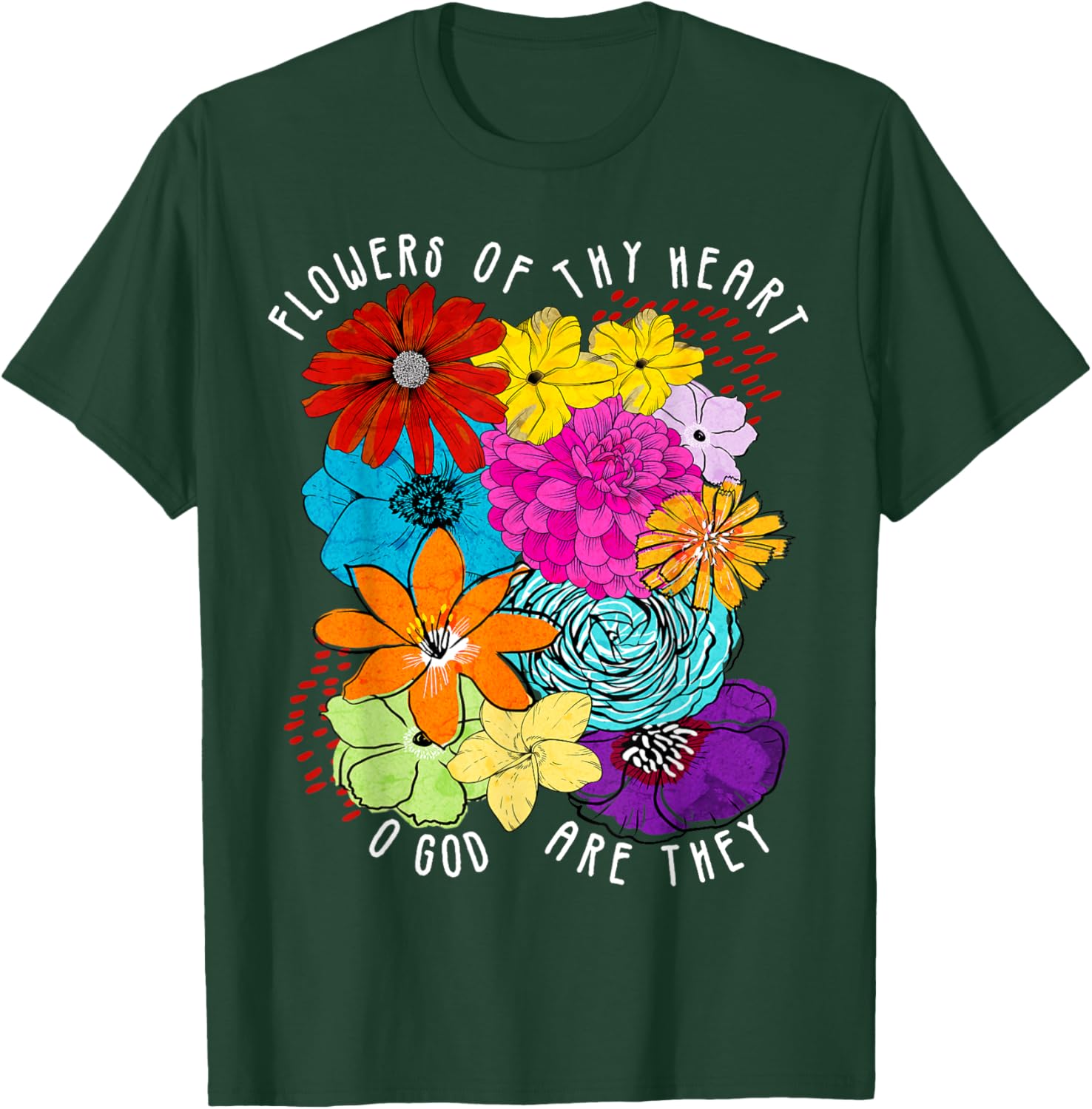 Flowers of Thy Heart Godspell Musical Theatre T-Shirt - T-Shirt | Forest