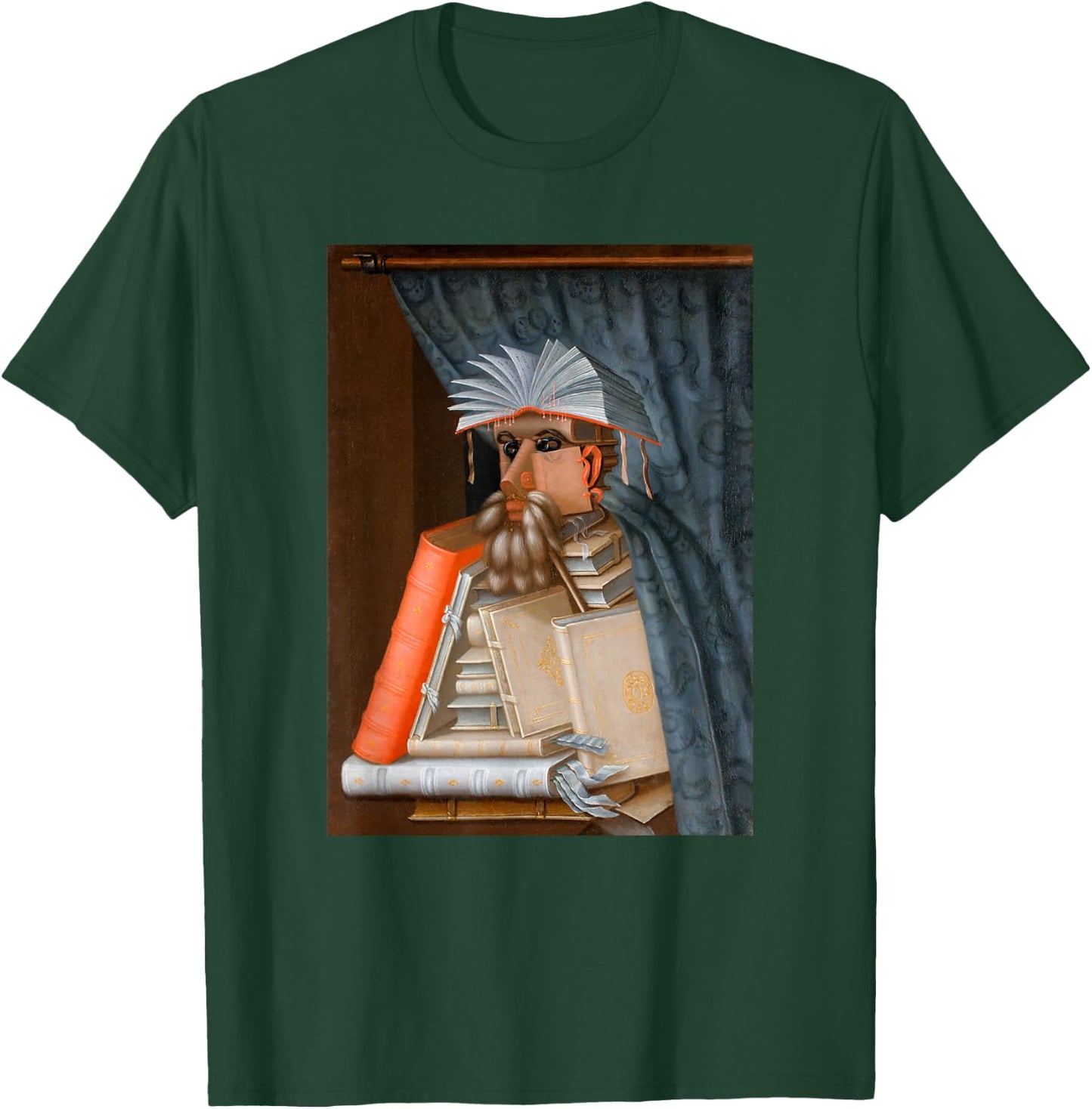 The Librarian c. 1566 Oil Painting by Giuseppe Arcimboldo T-Shirt - T-Shirt | Forest