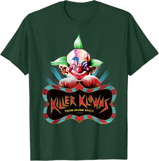 Killer Klowns from Outer Space Shorty Boxing Pose Above Logo T-Shirt - T-Shirt | Forest