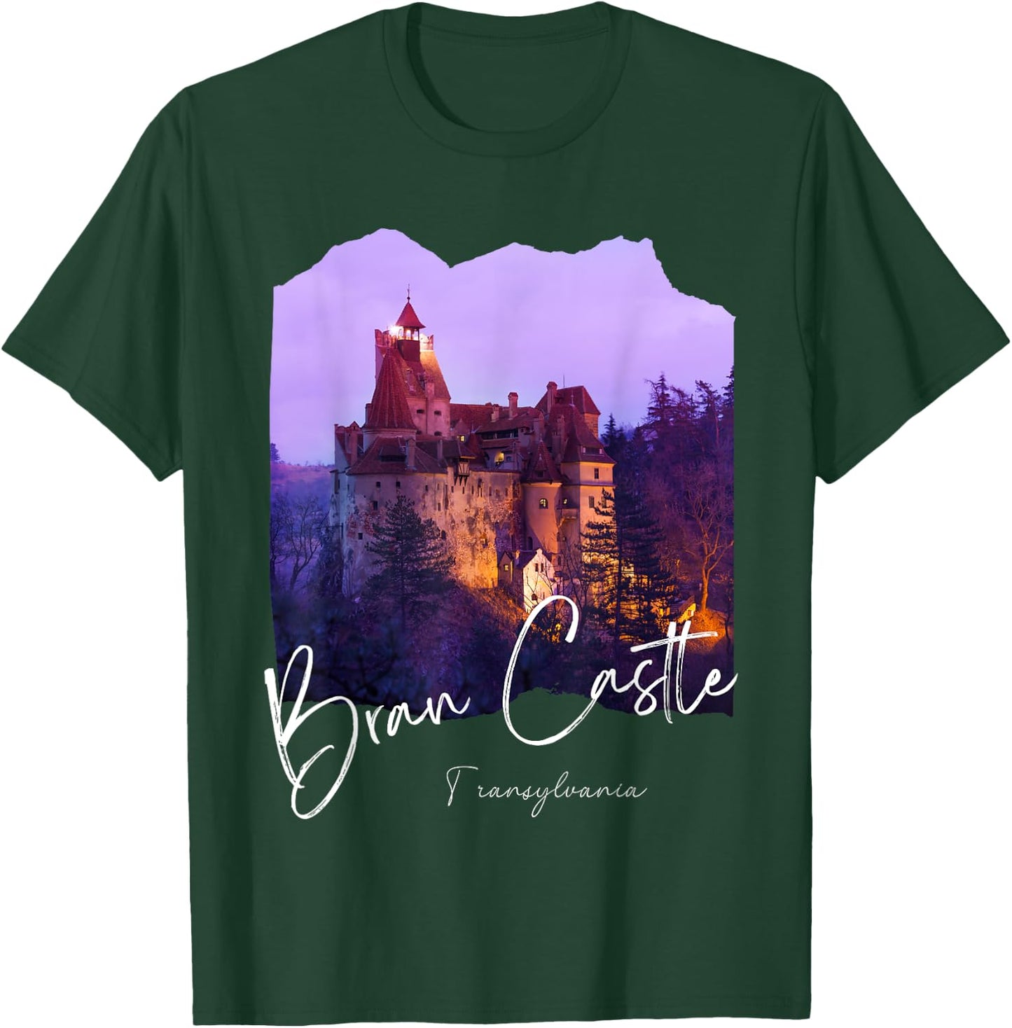 Bran Castle Romania Bran Castle T-Shirt - T-Shirt | Forest