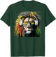 Rasta Lion Rastafari Design Reggae & Jamaica Vibes Headphone T-Shirt - T-Shirt | Forest