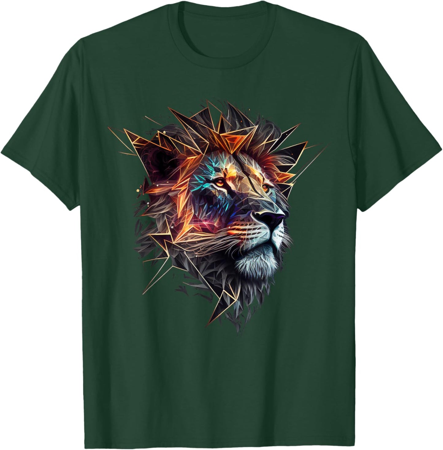 Lion Animal Lover Motif Animal Zoo Print Lion T-Shirt - T-Shirt | Forest