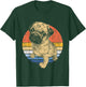 Retro Vintage Pug - Dog Lover Puppy Pet Trainer Breeder T-Shirt - T-Shirt | Forest