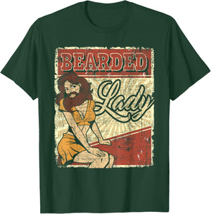 Bearded Lady - Circus Birthday Party Circus Costume T-Shirt - T-Shirt | Forest