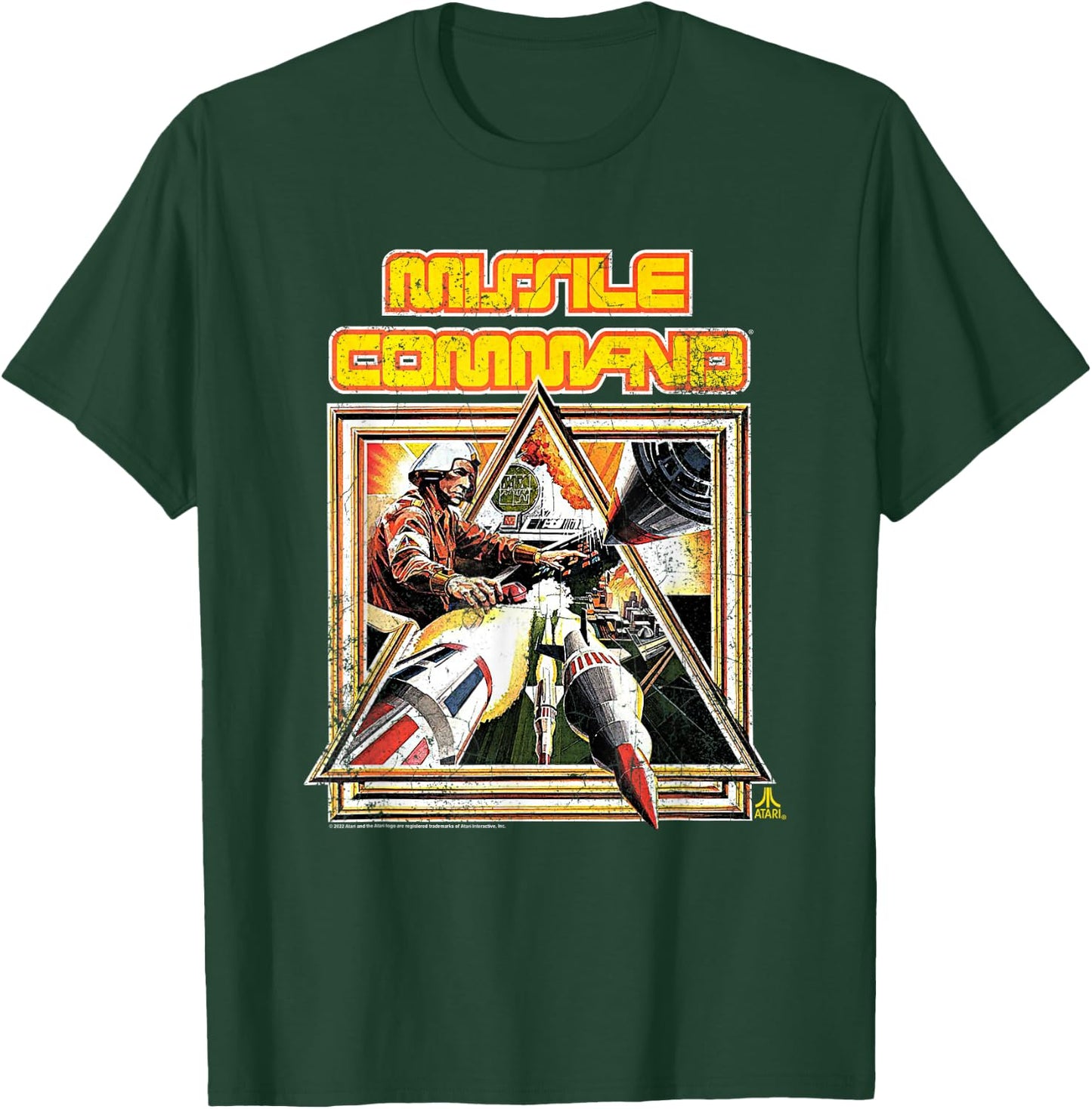 Atari Missile Commander T-Shirt - T-Shirt | Forest