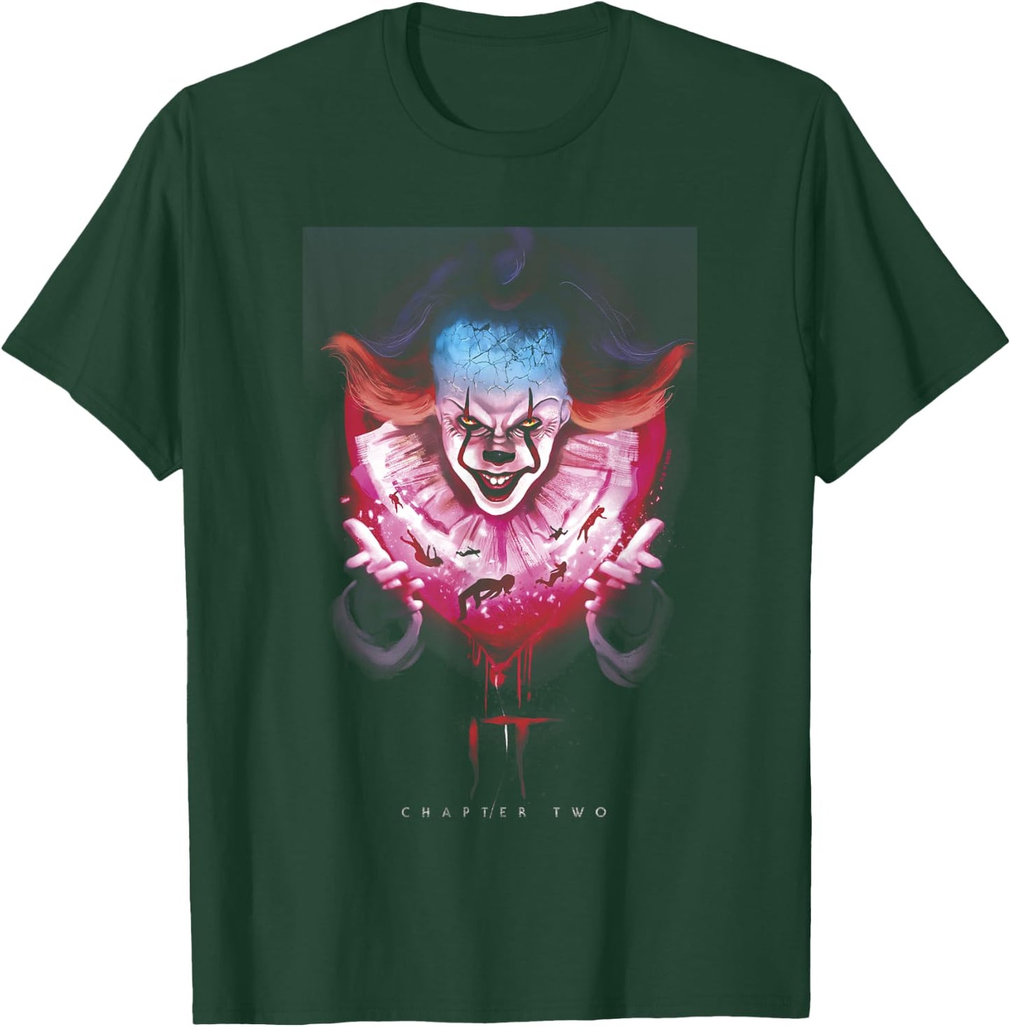 It Chapter Two Floating Children Evil Pennywise Portrait T-Shirt - T-Shirt | Forest